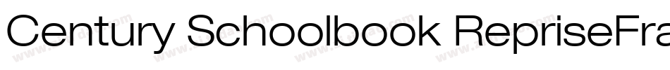 Century Schoolbook RepriseFractions SSi Fractions Bold字体转换